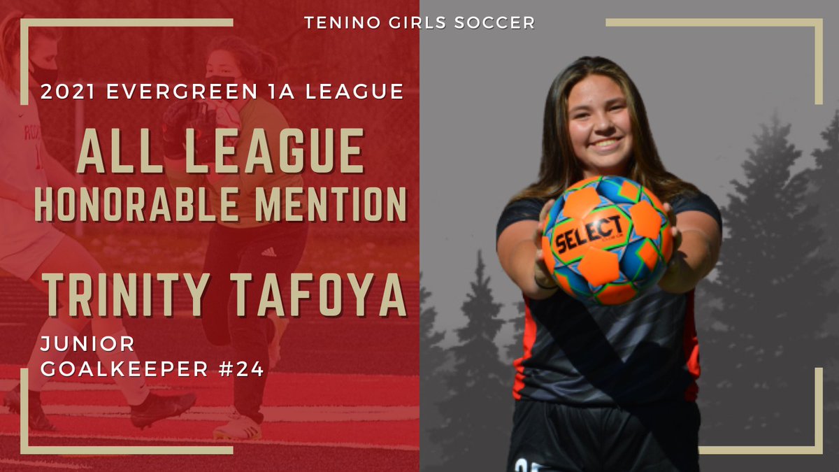 T90GirlsSoccer's tweet photo. As we prepare for the start of district play tomorrow, we want to announce some regular season awards. First, our All League Honorable Mentions. Congrats to these three! 
Trinity Tafoya- GK
Kayla Feltus- Defender
Morgan Miner- Forward https://t.co/Blz4hsMr09