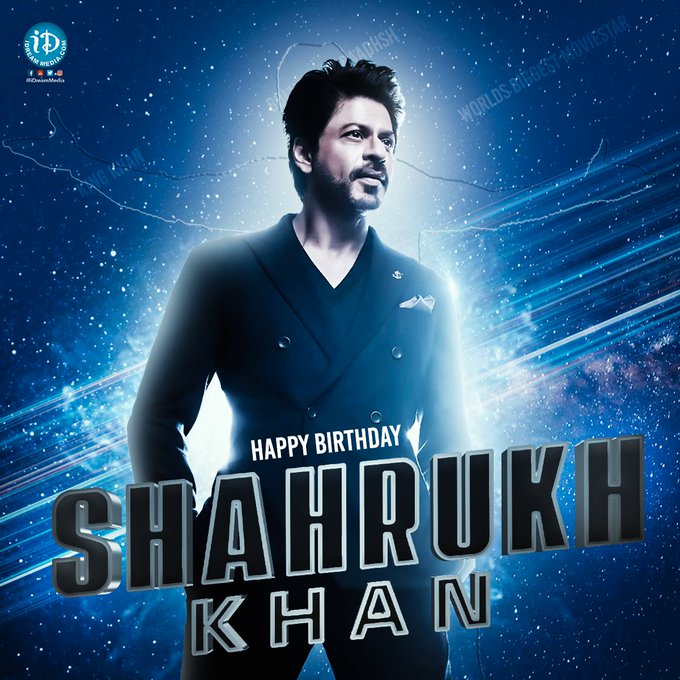  Happy birthday to the biggest Megastar in the world, King ShahRukh Khan   