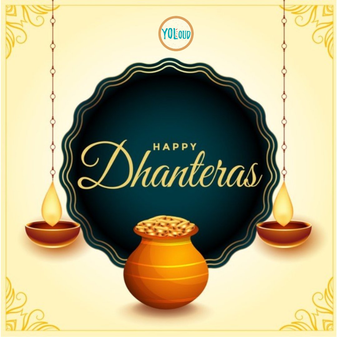 YOLoudOfficial's tweet photo. Yoloud wishes everyone a Very Happy Dhanteras🤗

#yoloud #yoloudofficial #dhanteras #happydhanteras #dhanteraswishes #dhanteraspooja #dhanterascelebration #dhanterasday #shubhdhanteras #happy_dhanteras #dhanteras2021  #influencer #influencermarketing #influence #digitalinfluencer https://t.co/PU5w7oxG14