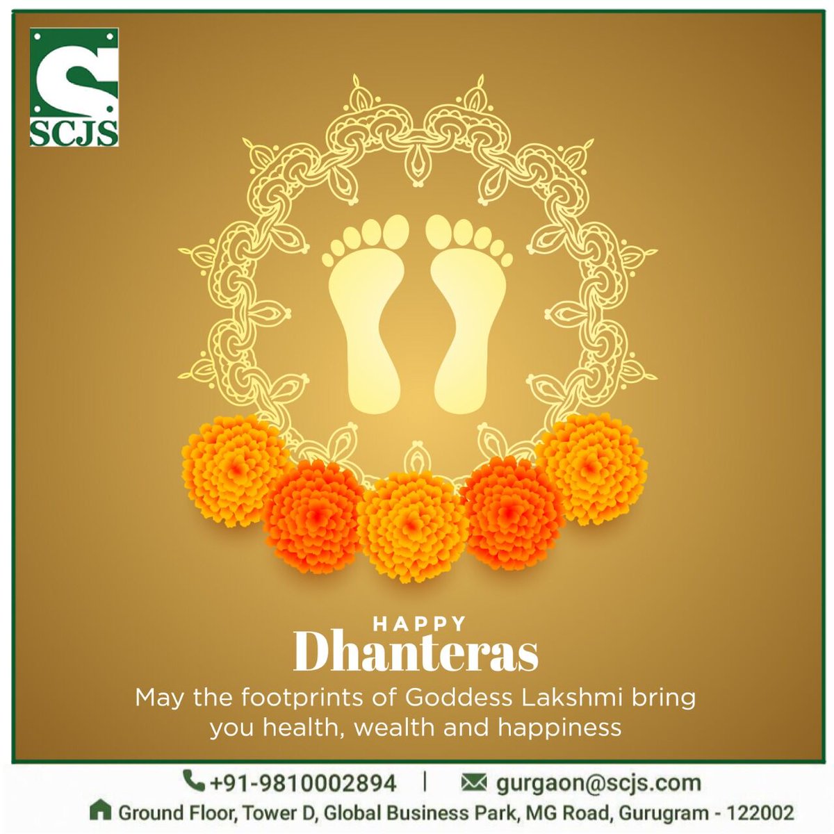 scjsgurgaon's tweet photo. May the festival of Dhanteras brighten your heart and home with happiness and fill it with sparkles ✨of success.

SCJS wishes you a very Happy Dhanteras 💫

#dhanteras #happydhanteras #lakshmi https://t.co/0PgpY3R4PQ