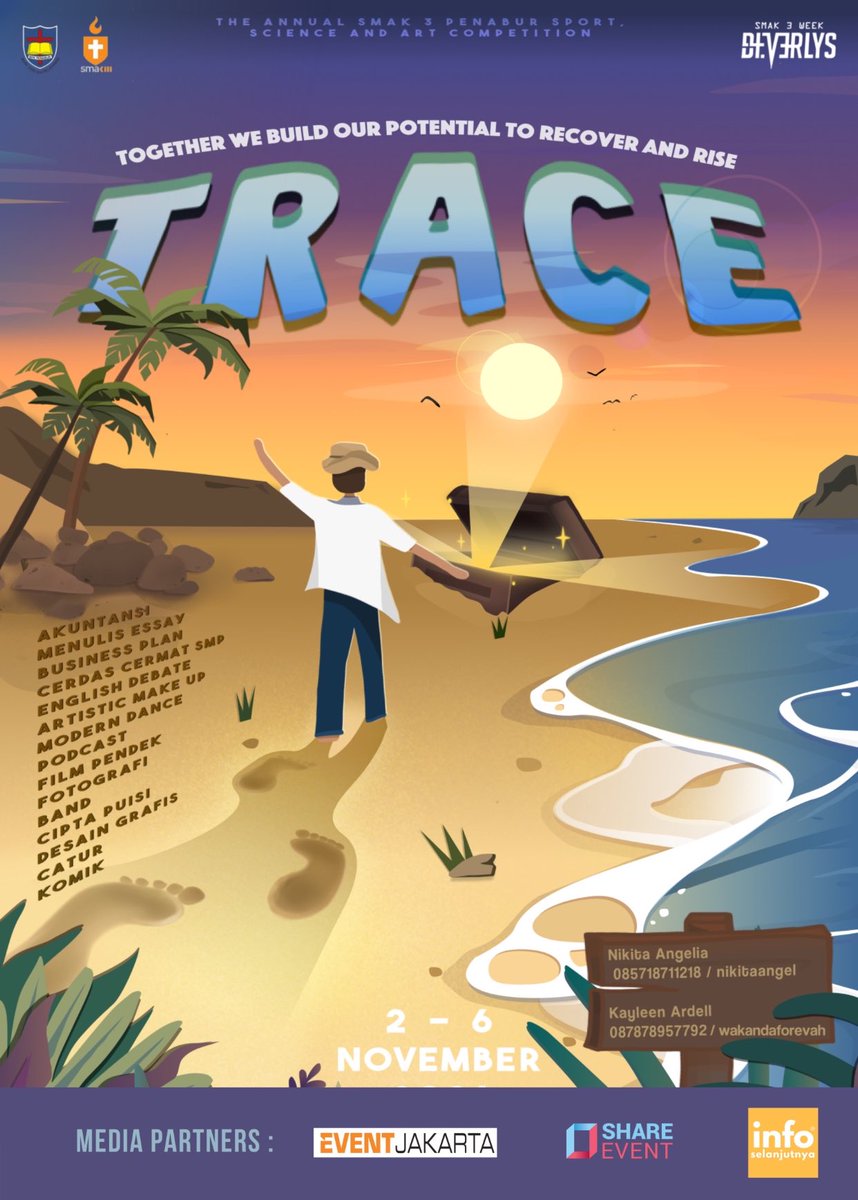 The wait is finally over, we are proud to be able to open our gates towards the magical island of TRACE, where everyone is welcome, lets mark our starting points on the map as we all will go on a journey to build our potentials to recover and rise in this annual event !