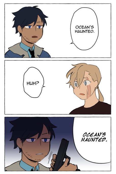*shoots into the ocean* #oc 