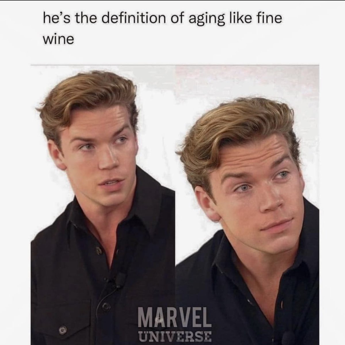 jaxajueny's tweet photo. Aging like fine wine… he’s like 20? 😭 https://t.co/Q3Tli6Tosw