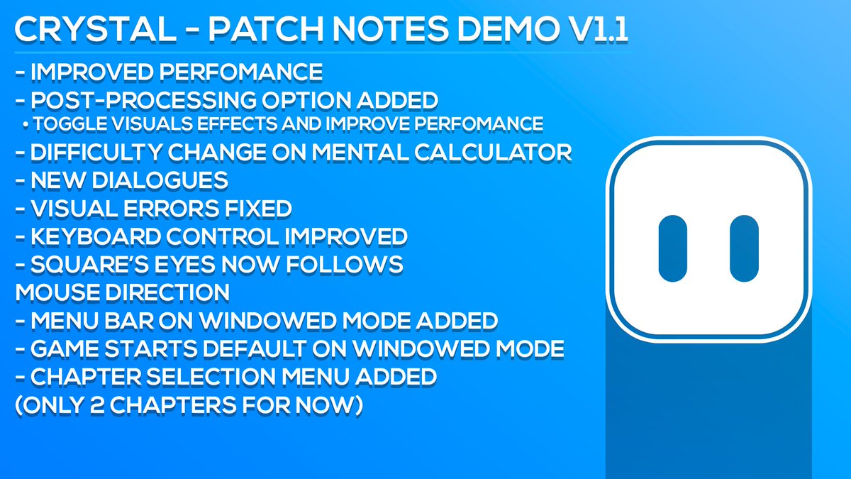 FNAF_Aftermath's tweet photo. Demo v1.1 update is here! This update is focused on improving the technical aspect, such as correcting bugs, improving performance, improving game features, etc.

Here the changelog: https://t.co/EA8M6gePQM