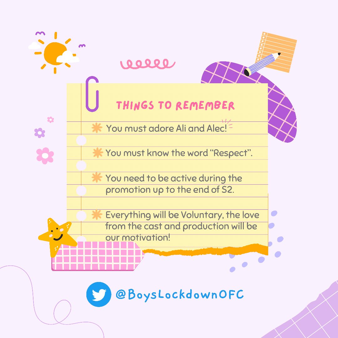 BoysLockdownOFC's tweet photo. “Love is too beautiful to be hidden in the closet” 

Time has finally come, that we, @BoysLockdownOFC, are looking for new Admins to take over the Kingsmen. 

Show your love to Ali, Alec, and the whole Cast and production team of Boys’Lockdown Season 2: Love Team!

🍰 https://t.co/X1OdWTkHWt