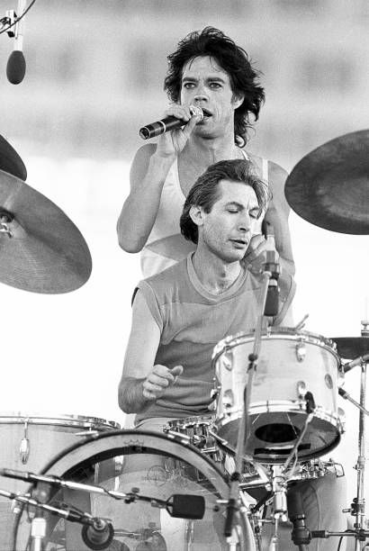 One of the great photos of Mick &amp; Charlie taken at Cotton Bowl, Dallas, Texas, Halloween Night, 1981. 
Photo by Aaron Rapoport
<a href="/RollingStones/">The Rolling Stones</a> #TattooYou40 
<a href="/MickJagger/">Mick Jagger</a> / #CharlieWatts 
#CharliestoocoolforTwitter