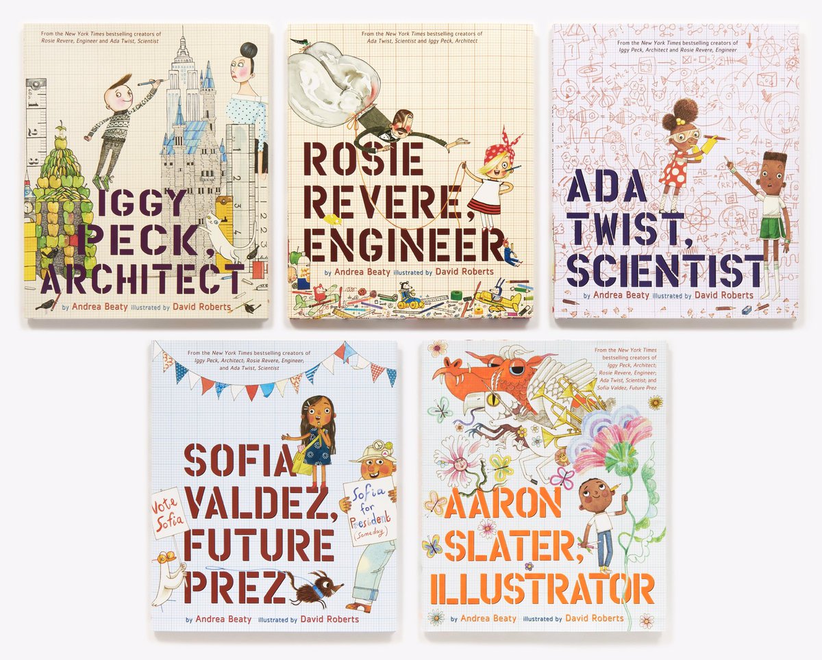 andreabeaty's tweet photo. Five! Five! Five! Five!
Let’s sing a song of five!
How man is five?  
One. Two. Three. Four. FIVE!!!!

Welcome to the world, Aaron Slater, Illustrator! https://t.co/P3A7xhYc1F