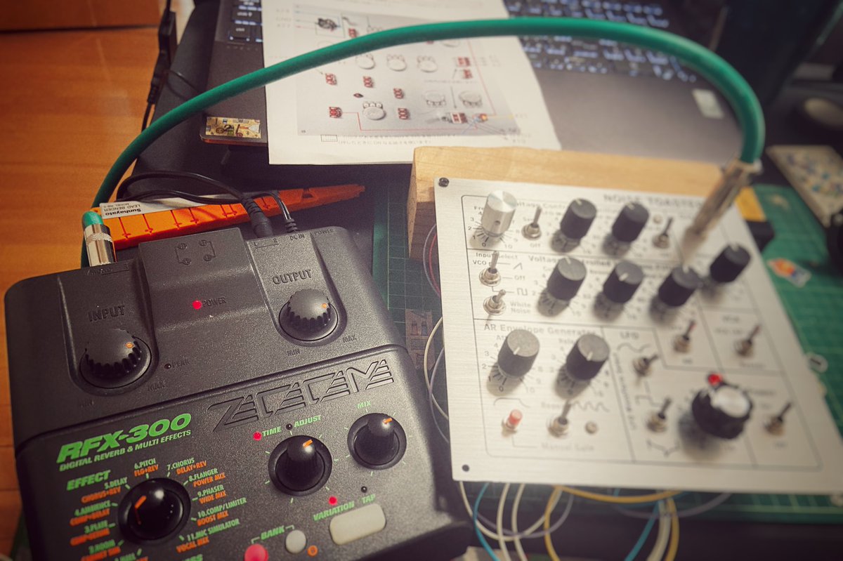 ComKagoshimania's tweet photo. ノイジー！

#noiseToaster
#電子工作
#シンセサイザー https://t.co/QbO9uOTDKS