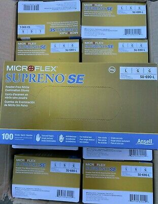 Microflex SU-690 Supreno SE NITRILE Gloves 1,000 PowderFree Large ebay.co.uk/itm/2552074262… eBay