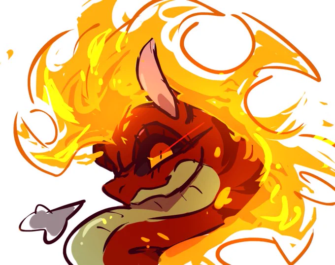 Woosh fire snake moment #themsfightinherds 