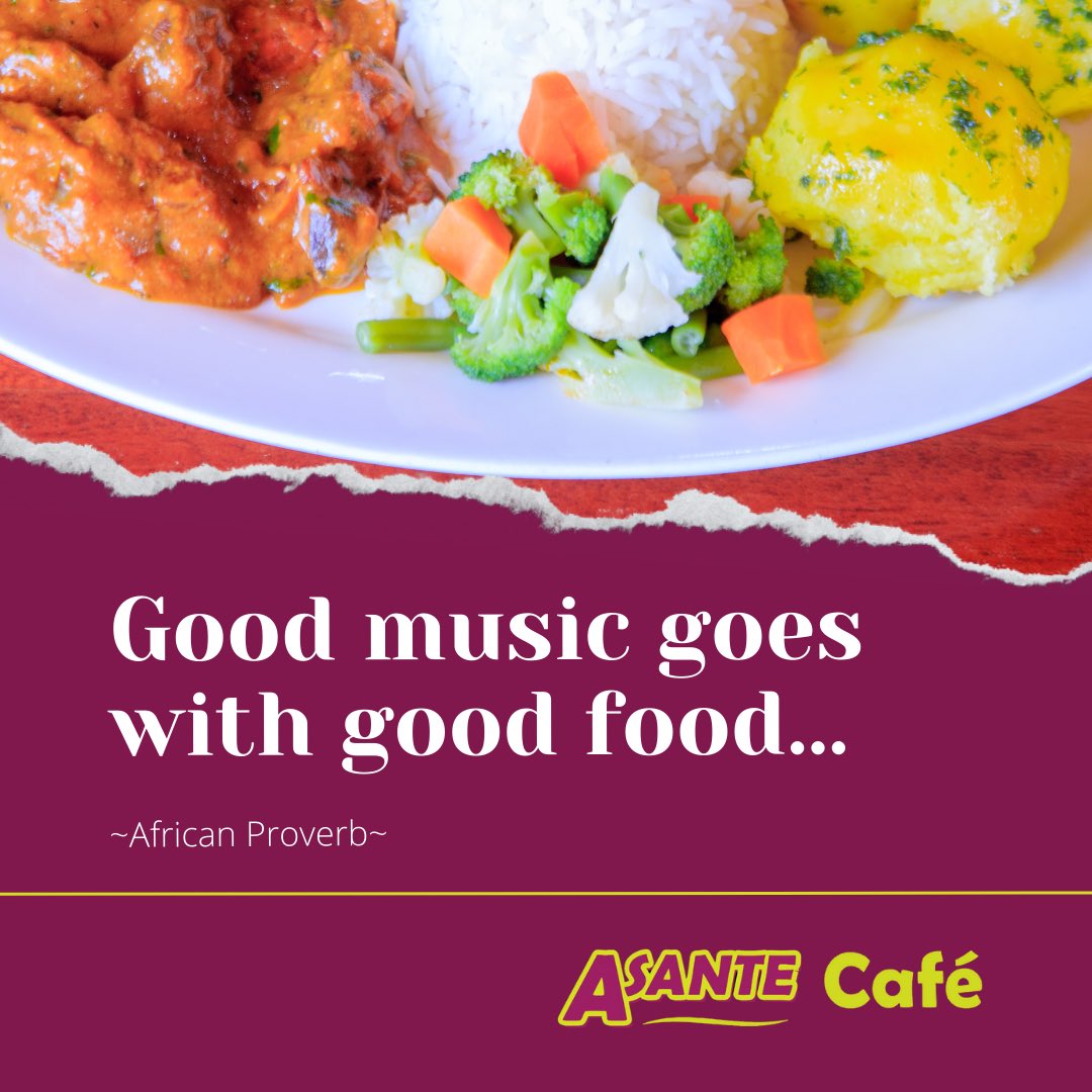 asantecafe256's tweet photo. We have both good food and good music, so what are you waiting for? Visit Asante Café today! Your satisfaction is guaranteed. https://t.co/IXtq0ZswlX