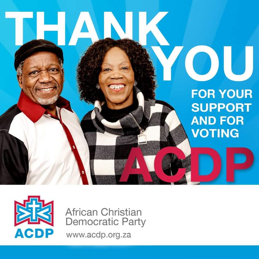 A_C_D_P's tweet image. Thank you for voting ACDP.
#VoteForLiberty 
#VoteACDP
