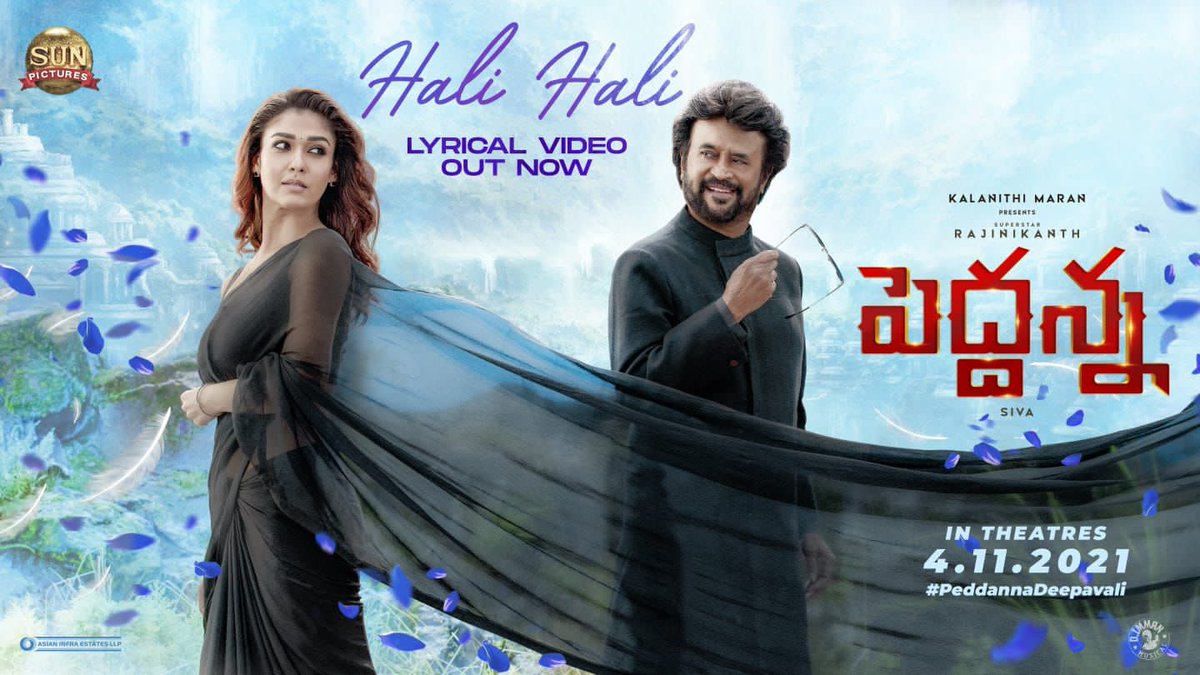 OTTGURUJINITHIN's tweet photo. #HaliHali from Super star @rajinikanth 's #Peddhanna 🎶🥰
▶️ https://t.co/qyUHVZvbRs
#Nayanthara @KeerthyOfficial
#PeddhannaDeepavali https://t.co/tcgXPh3xF9