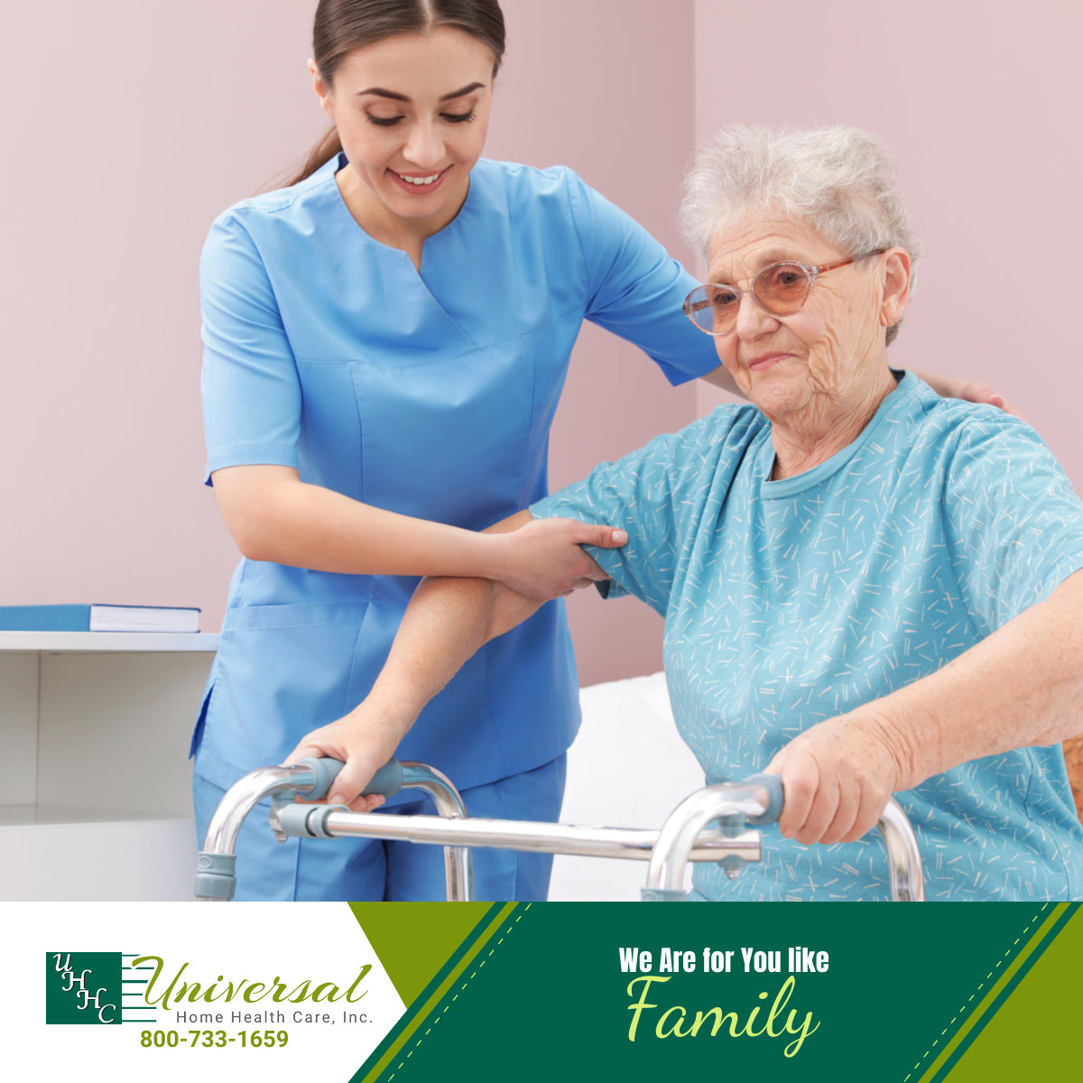 universalhhcinc's tweet image. Regaining Control

With our quality healthcare services, your senior parents do not have to feel the struggles of aging. There are ways you can help your elderly parent gain more control over their life.

Call us for more info.

#HealthcareServices #RegainingControl