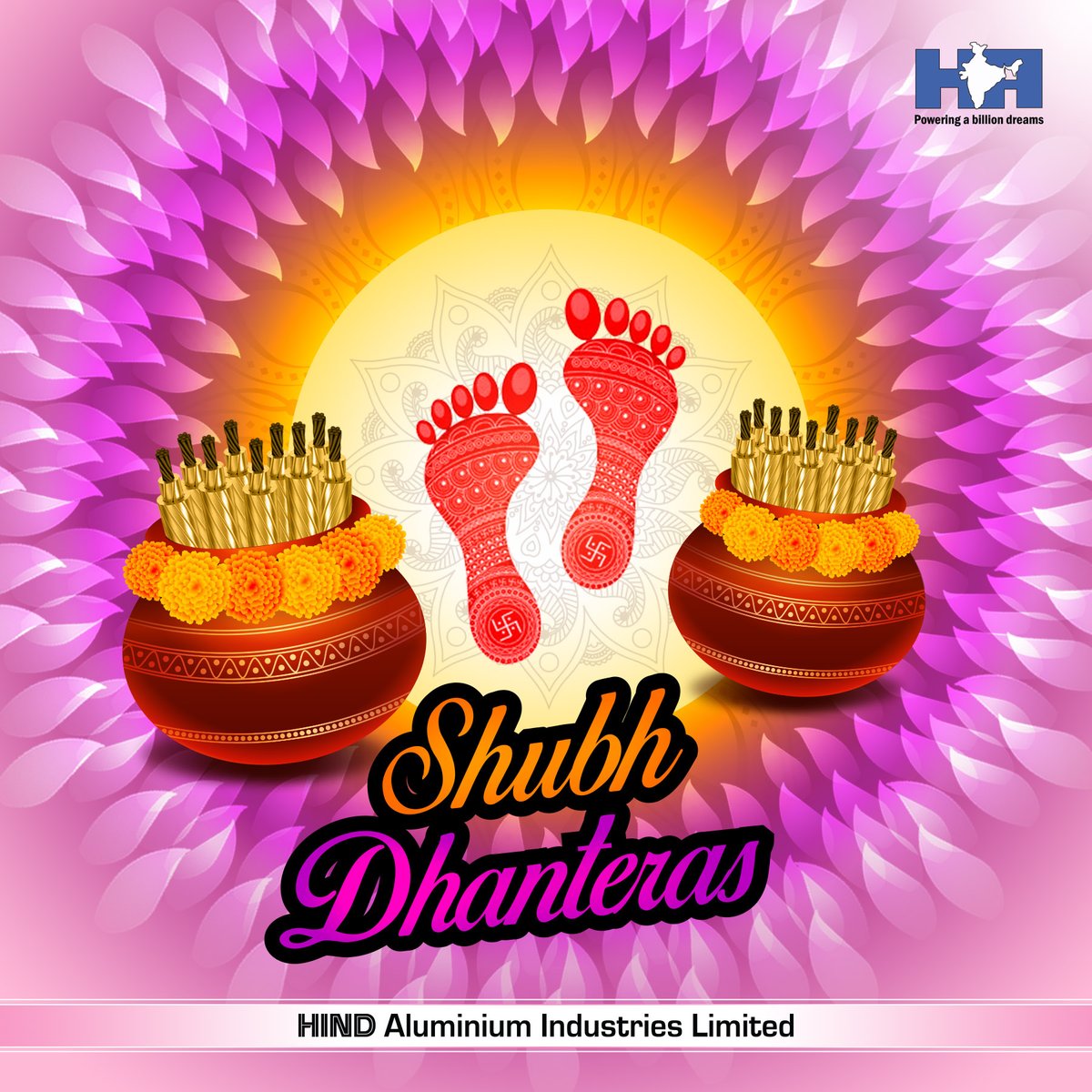 hindaluminium's tweet photo. On this festive day of Dhanteras we at HIND wish you all good fortune &amp; prosperity in all your endeavours

#Dhanteras2021 https://t.co/DcjAZL3spG
