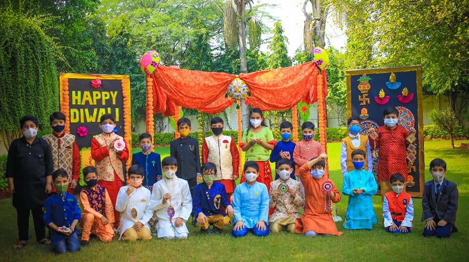 Celebrated on Krishna Paksha in Kartik month, the festival of #Diwali has a special significance for #India, for it brings happiness and light. #LAHS Gwalior Jr Wing Staff &amp; students celebrated Diwali with festive fervor at school. We wish you all a Very Happy and Joyous Diwali!