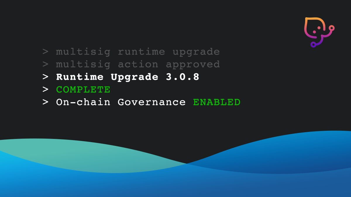CalamariNetwork's tweet photo. Calamari Roadmap Update: On-chain Governance is now enabled!

✅ on-chain governance runtime upgrade
🔳 next up: token transfer runtime upgrade
🔳 followed by: testnet release https://t.co/LSiqwWDA97