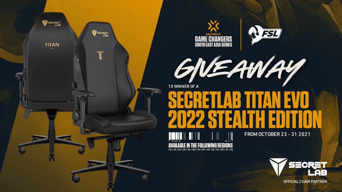 Fsl_GG's tweet photo. We have our winner!!
*drumrollsโฆ*
Congratulations to Rianne Tenedero on winning the giveaway!! ๐ฅณ
#VCTGameChangers #VCTGameChangersSEA #secretlab #secretlabchairs #FSLElite #FSL https://t.co/g6sKVxMMYx
