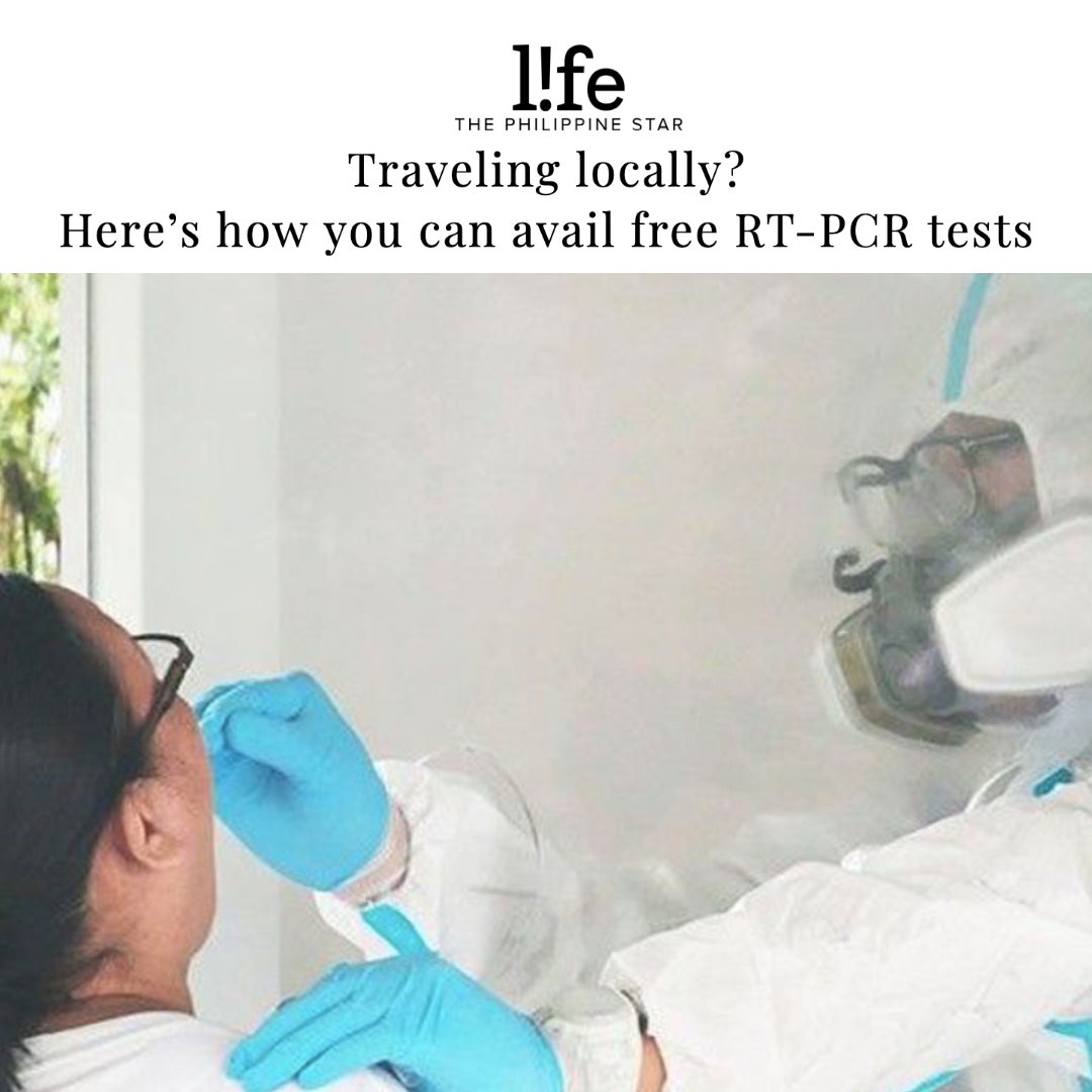 philstarlife's tweet image. Planning to travel? Here&apos;s how you can get free confirmatory swab tests. #COVID19 #SwabTest #TravelPH

Read more: bit.ly/2ZS5NAL