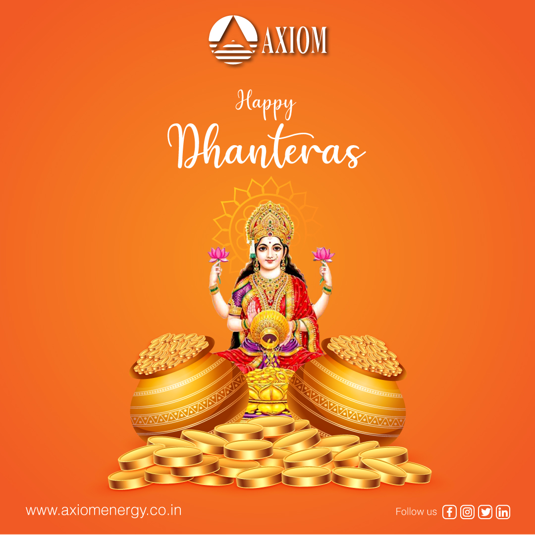 Axiom_ofl's tweet photo. May Goddess Lakshmi bless you with all things great this festive season. Have a bright and happy Dhanteras.

#AxiomEvChargers #Axiom #AxiomEnergy https://t.co/5iPg5XfpLE