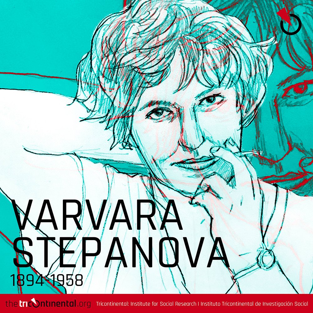tri_continental's tweet photo. We remember Varvara Stepanova on her birth anniversary, who was a painter, a photographer, a designer and a co-founder of the revolutionary art movement, known as Constructivism. https://t.co/gSqlejpB2d