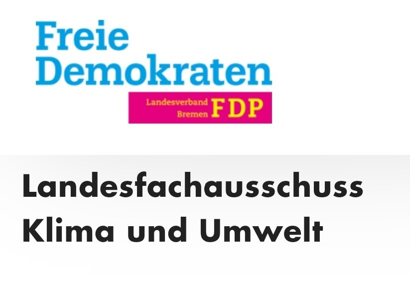 💛Ich wurde gestern zur Leitung des Landesfachausschusses #Klima und #Umwelt im Landesverband der <a href="/FDPBremen/">FDP Bremen</a> gewählt. Vielen Dank an meinen Vorgänger Marvin Jürgens für das geleistete und für die allseitige Unterstützung und das Vertrauen. Es gibt #vielzutun 💪🏻 packen wir es an.