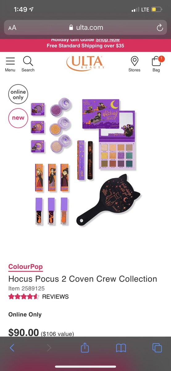 OMFG ITS BEEN SOLD OUT ON COLOUR POP WEBSITE FOR WEEKS BUT ULTA STILL HAS SOMEONE TELL MY MOM I WANT THIS FOR CHRISTMAS https://t.co/BwaTgKYQ31