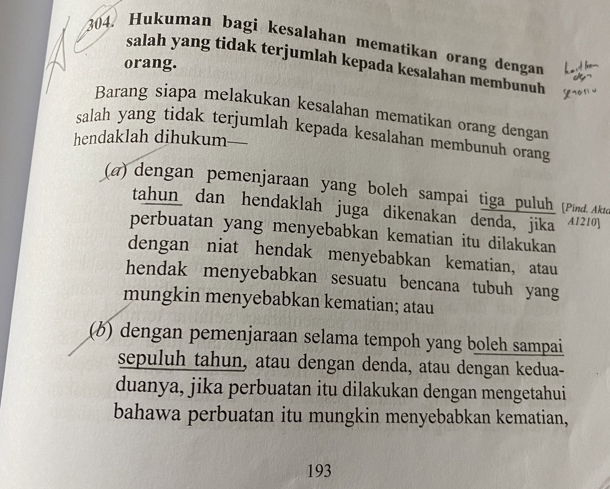 304 kanun keseksaan hukuman