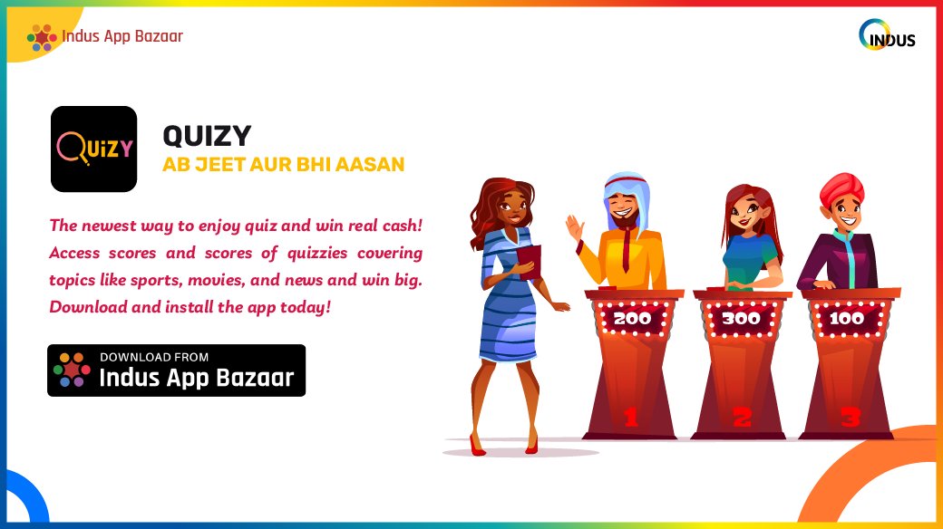 indusos's tweet photo. Why answer questions for free? Use your quiz skills to win real money with #Quizy.
Download the app now: https://t.co/DjPrk6laLF
#NewAppOnTheMap #quiz #quizapps https://t.co/RRXJvsgpAe