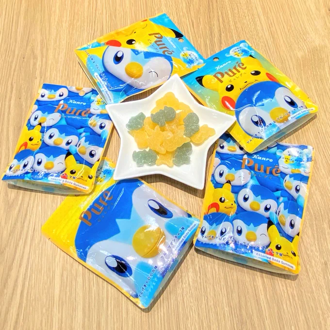 プロジェクトポッチャマから、午後3時をお知らせ🕒
今日のおやつは #ポチャピュレ!
でんげきトロピカ味とフルーツポンチャマ味のバランスが絶妙で止まらない～😳
#ポチャピュレコレクション キャンペーンも要チェック👇
https://t.co/YFtkK9sQbk

#ポチャるおやつタイム
#プロジェクトポッチャマ 