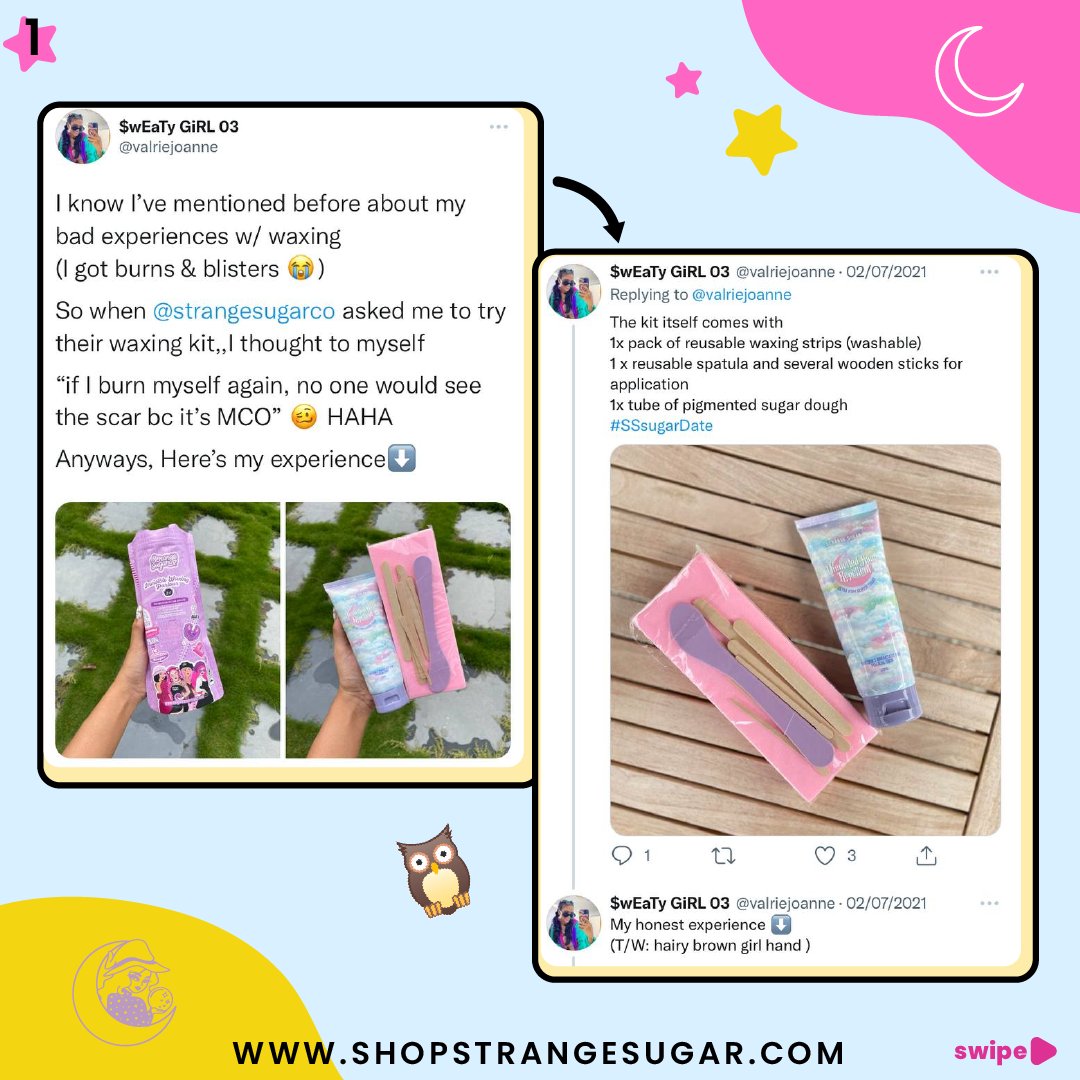 ribcgaeco's tweet photo. @ketengahketepi stress bulu asyik tumbuh cepat after shaving? try Strange Sugar wax!!! the whole at-home waxing kit boleh tahan lama and bulu pun lambat tumbuh balik 😋

🛒 https://t.co/YUEmI9Go6o
🚗 cod cheras, btho, alam damai, sg besi, sri petaling, balakong
📱https://t.co/5e5W1DrpHR https://t.co/8PoHrqKm7N