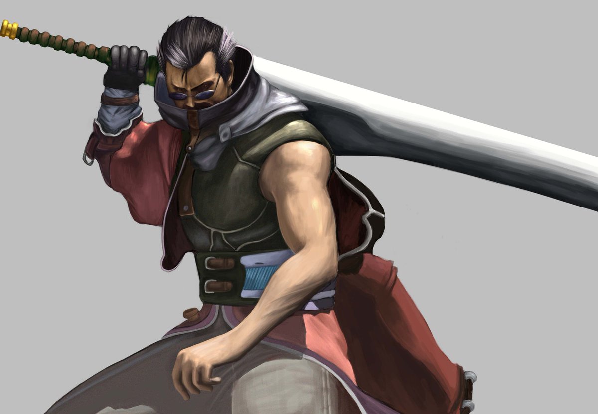 SimmiBB's tweet photo. My #top4 #FinalFantasy #characters. I might have a thing for those dramatic 'baddies', so have a calm and collected Auron to balance it out 😎 https://t.co/4l4woDJnRP