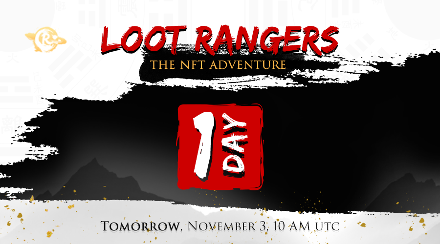 RangersProtocol's tweet photo. 🏮 "LOOT RANGERS - The NFT Adventure" IS ALREADY TOMORROW!⏰

🗓️ November 3, 10 AM (UTC)
⌛️ The wait is almost over!

✨ Show your creativity to the fullest.

⚔️#Metavana needs your help!⚔️

Are you ready to introduce your unique &amp; brave #Rangers? https://t.co/SedrGxddg2