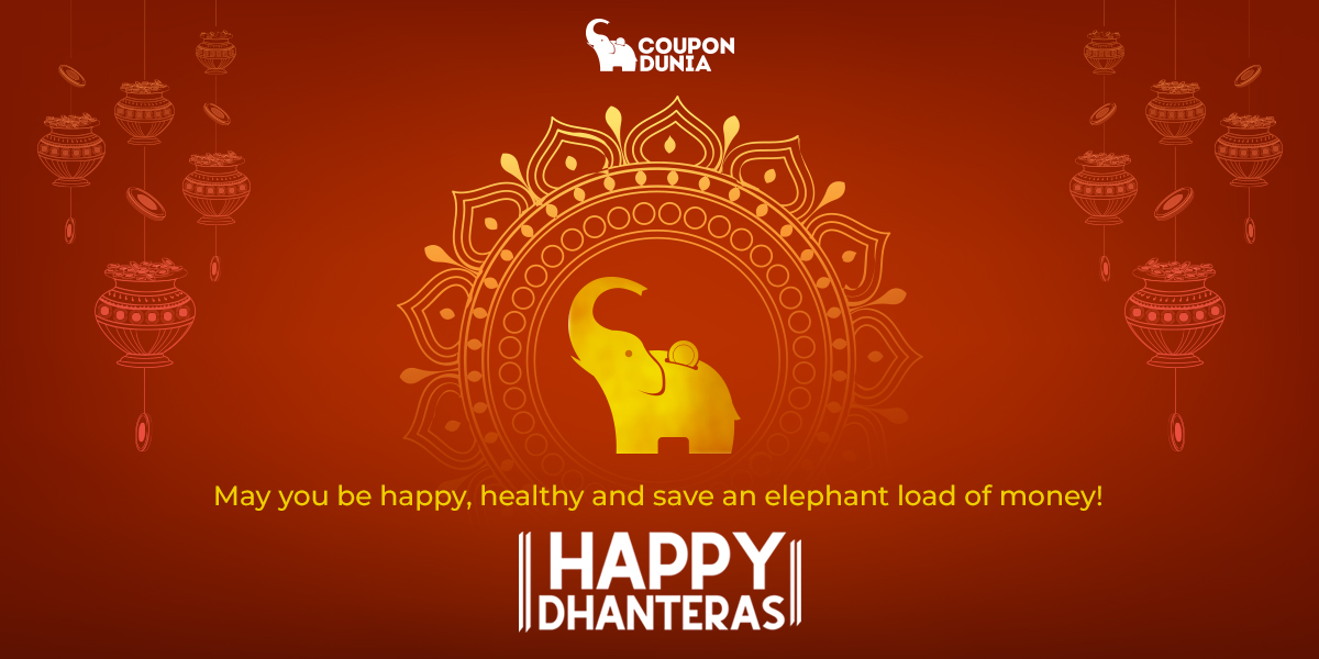 coupondunia's tweet photo. Happy Dhanteras folks!
.
.
.#CouponDunia #savewithCD https://t.co/SWLCDkdXiy