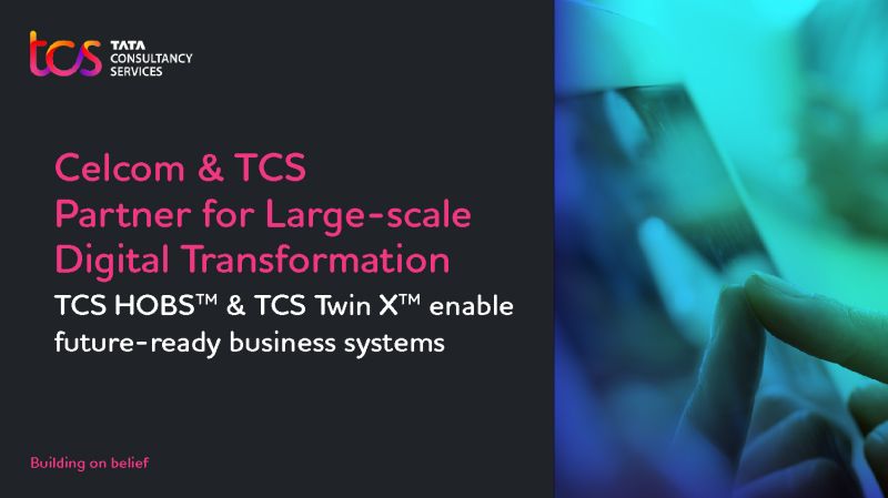 TCS_AsiaPacific's tweet image. @Celcom, Malaysia&apos;s largest telco, expanded its partnership with TCS for a large-scale digital transformation project to improve core processes, accelerate business, and more. #TCSHOBS and #TCSTwinX platforms are at the foundation. Read more: on.tcs.com/3GFACsV
