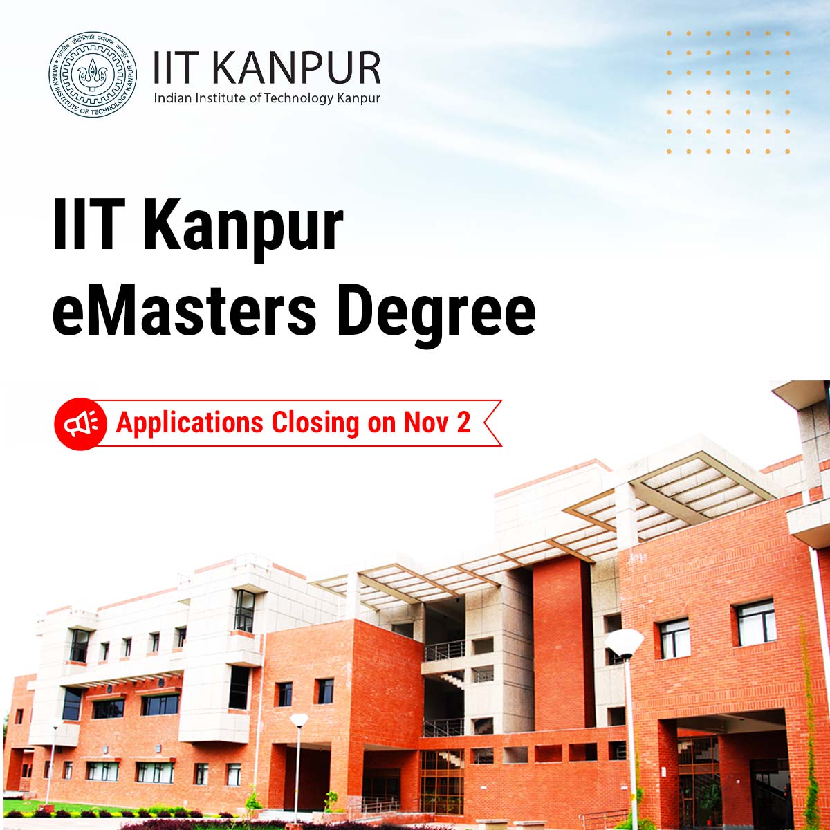 eMasters IIT Kanpur on LinkedIn: #iitkanpur #iitkalumni #emasters  #postgraduate