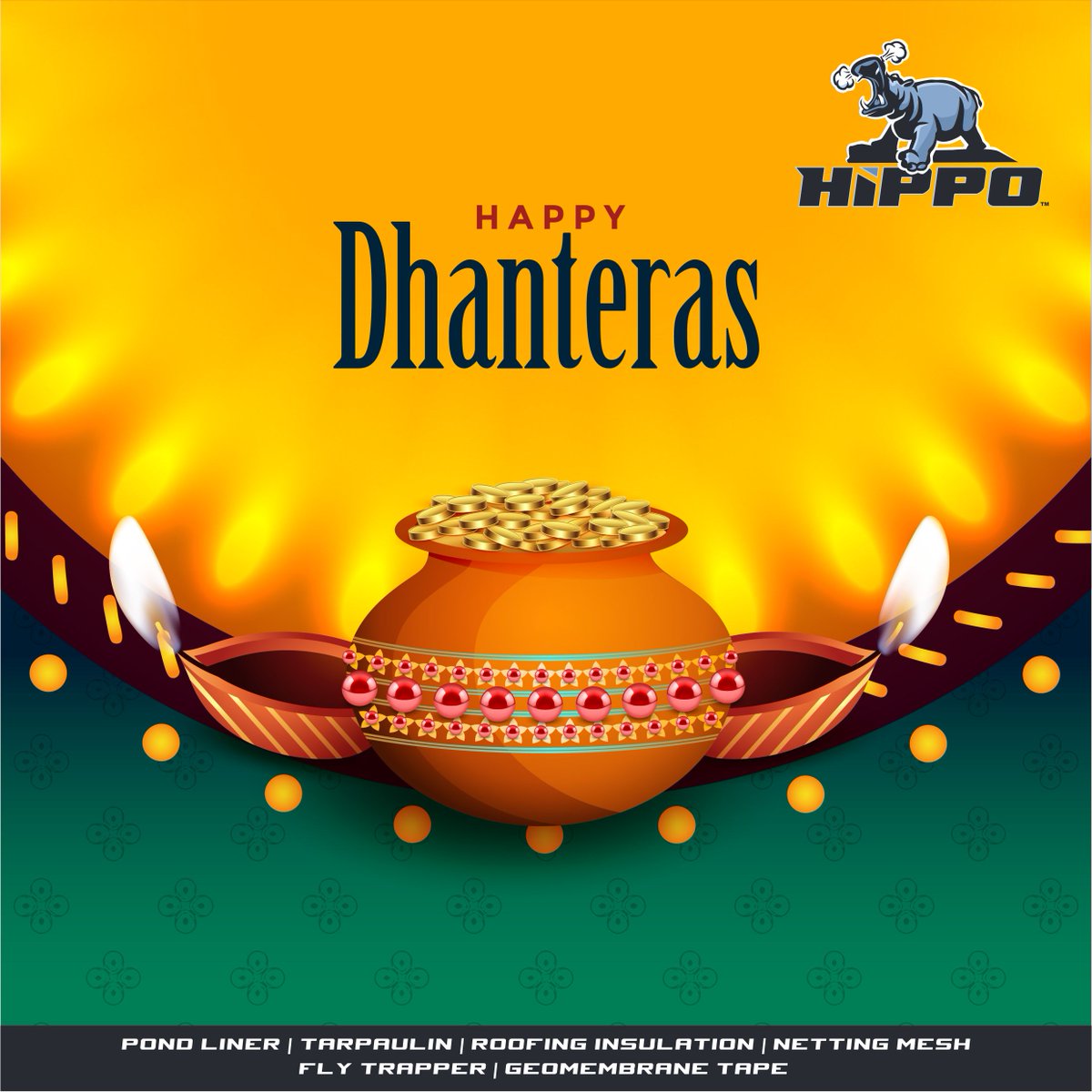 hippotechnotex's tweet photo. Happy Dhanteras

#HappyDhanteras #HappyDhanteras2021 
#Dhanteras #DhanvantariJayanti https://t.co/yY6XqByqbJ