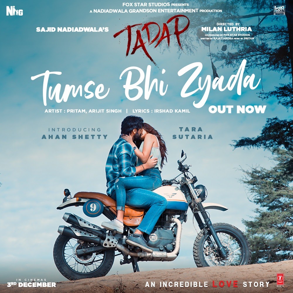 thisndjofficial's tweet photo. Tumse Bhi Zyada - Arijit Singh (Tadap) Out Now 💕👍👌🎵
.
.
.
🎧https://t.co/vQfnPrdqMD https://t.co/vD8SbK1pjv