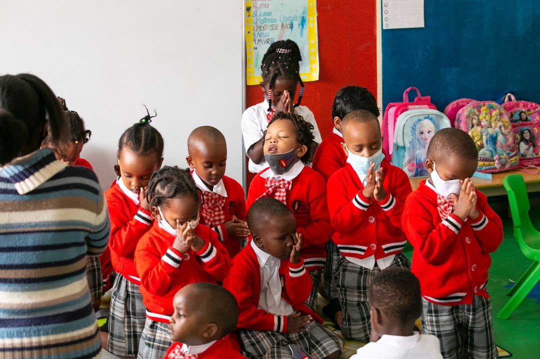 NewGenerationrw's tweet photo. At NGA, Christianity is one of the values that shapes our School. Everyday before we kick start the day, we always pray together🙏🏾

#NGA 
#ChristianSchool
#CodingRobotics
#SpecialNeedsEducation
#Cambridge https://t.co/LefkOMlPBG