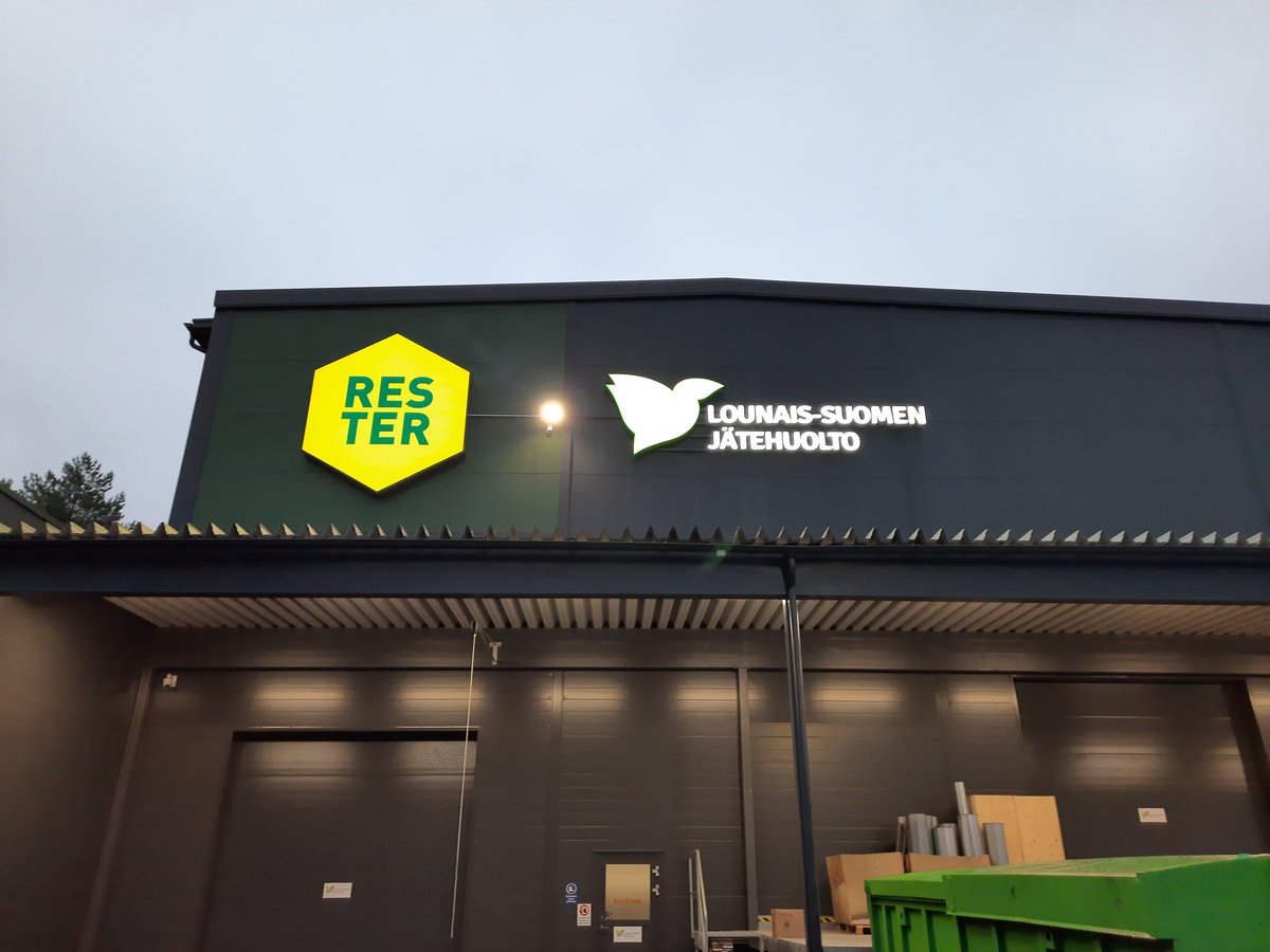 Tänään juhlitaan! #lsjh &amp; #rester #poistotekstiili jalostuslaitoksen avajaiset tänään #paimio #greenfieldhub #kiertotalous
