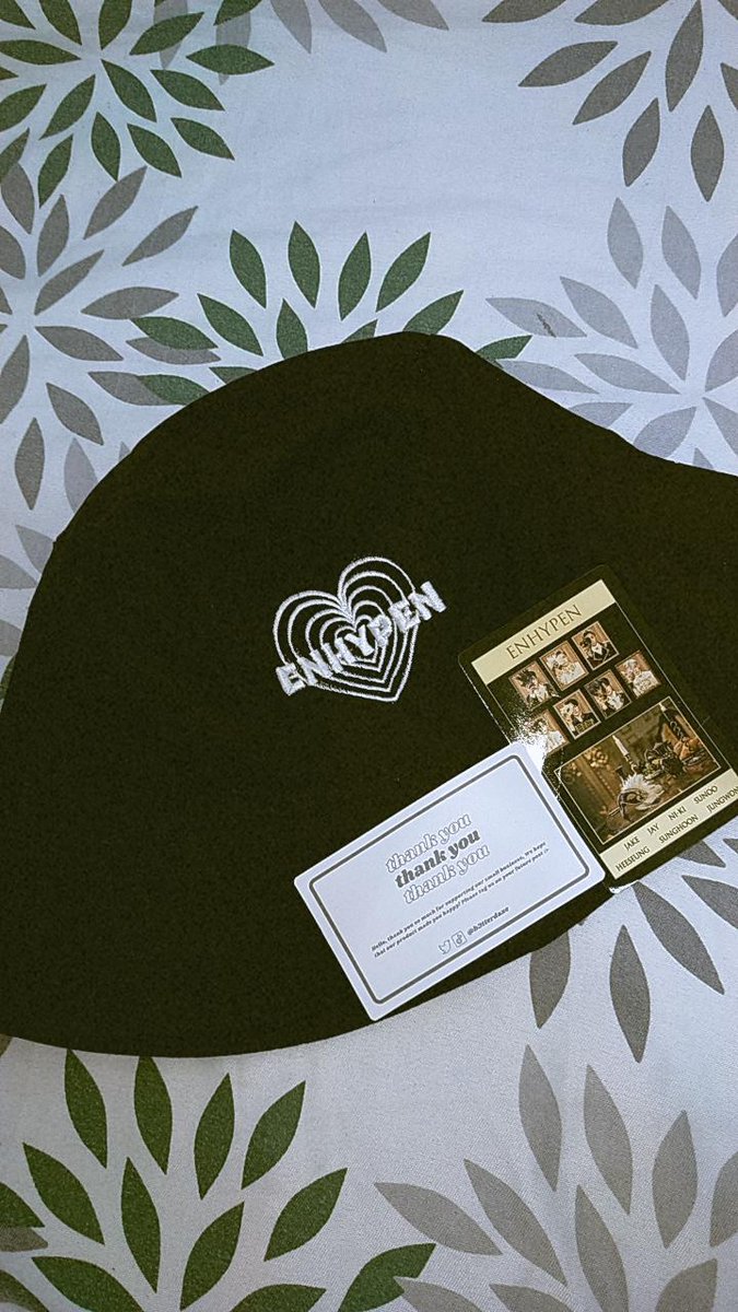 heybambiii's tweet photo. My enhypen-inspired bucket hat came home 🤍 Very well packed and the condition upon the arrival are all good. super ganda and affordable pa 🤍 tysm! Definitely I will order again soon! 100/100
++For more information, visit @ethanbblee's shop, @b3tterdaze. https://t.co/dWV26GrvKa
