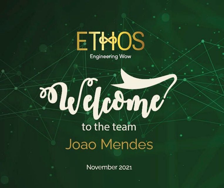 ethoseng's tweet photo. The Ethos team continues to grow as we welcome Joao Mendes, a project engineer, to the Data Centre Team. We are absolutely thrilled to have you on board and look forward to working with you! Welcome to the Team! #ethosengineering #ethosfamily #talent https://t.co/whkbq4z6U5