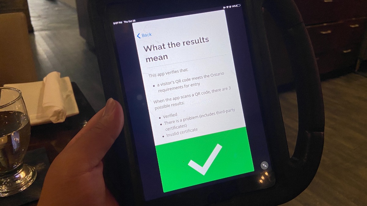 ICYMI: Ontario's COVID-19 vaccine verification app makes workers and customers feel safer in businesses. But there remain questions about the system, including about cross-border use. ow.ly/MVfP50GCMYO #COVID19Ontario #onpoli