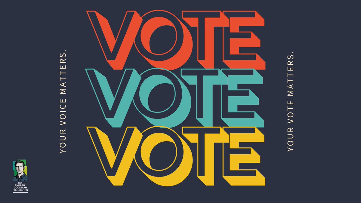 AndrewGoodmanF's tweet photo. Election Day is finally here! It's the LAST day to #Vote. Time to make your voice heard.
Election Protection Hotline: βοΈ 866-687-8683
#TakeYourPowerBack #Vote #ElectionDay #CivicallyEngagedAF #LiveTheLegacy #VoteEverywhere #GOTV #YouthVote @866OURVOTE https://t.co/61F7l47bCb