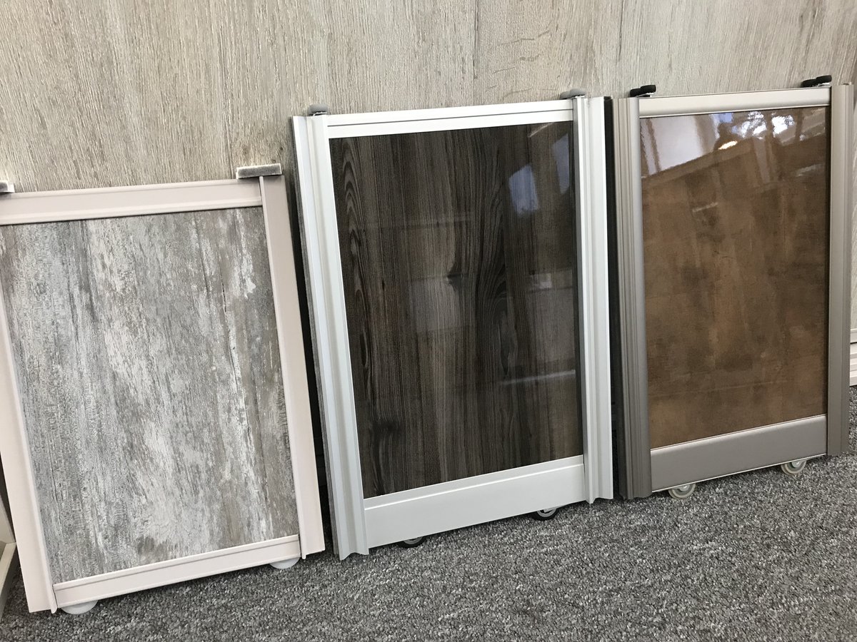 Slideandglided1's tweet photo. With our continued development these new high gloss door samples are now at our showroom. 
We’re open tomorrow until 8:00pm or visit our website 
https://t.co/6APvYOAHS9 
for more inspiration &amp; to find out how Slide and Glide doors are designing doors for the 2020s not the 1990s https://t.co/TELzvM2JSO