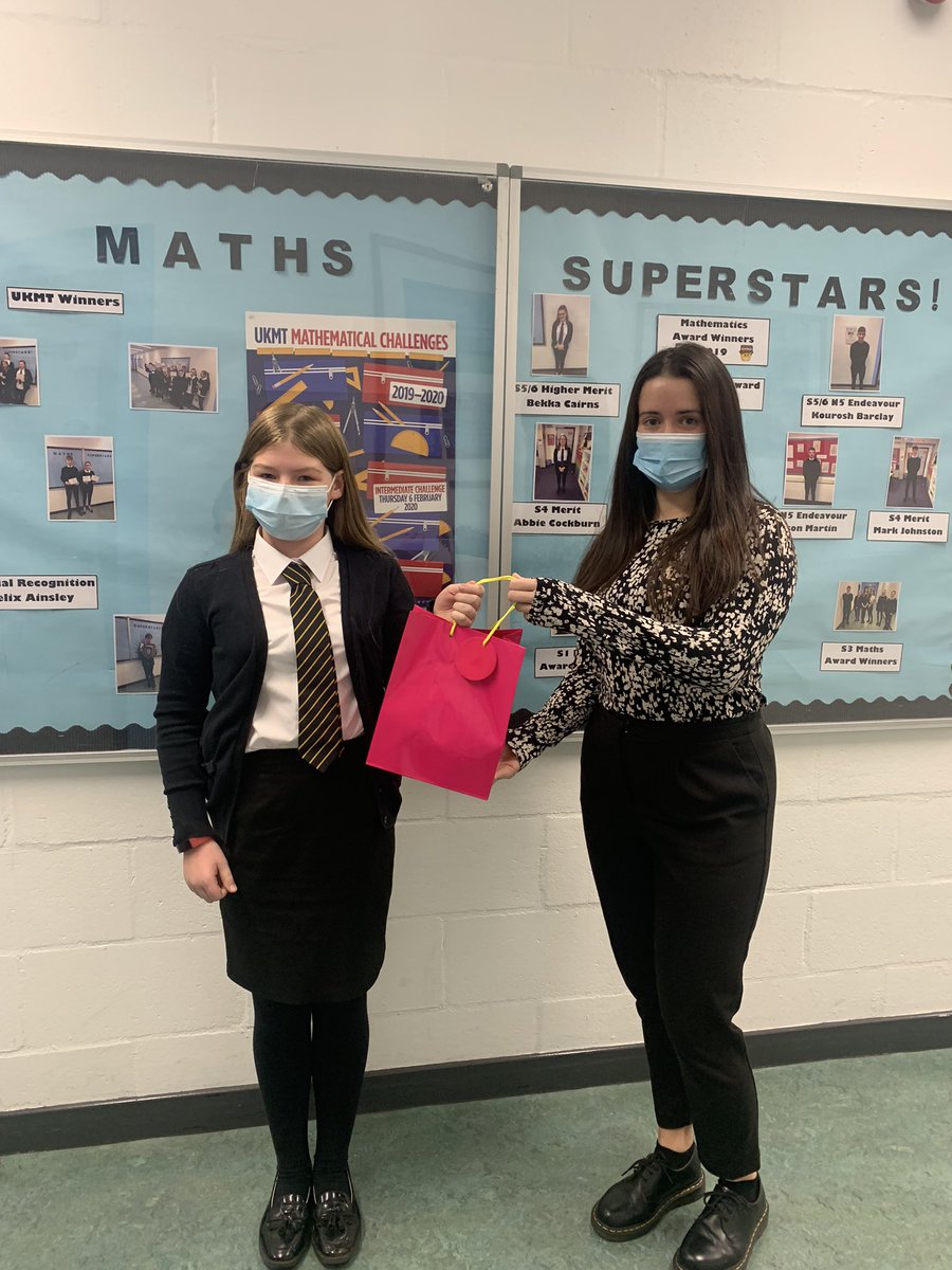 Congratulations to Georgina in S1 who won the 3rd/4th level @mathsinside photo competition👏🏼👏🏼 Amazing work and fantastic photos! 🥳📸 Enjoy your well deserved prizes😃 @GHSfalkirk @mathsweekscot @MathsInFalkirk