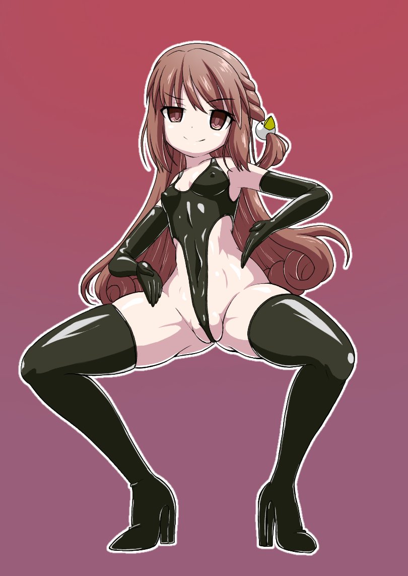 メスガキハイグレ人間ラクガキ 