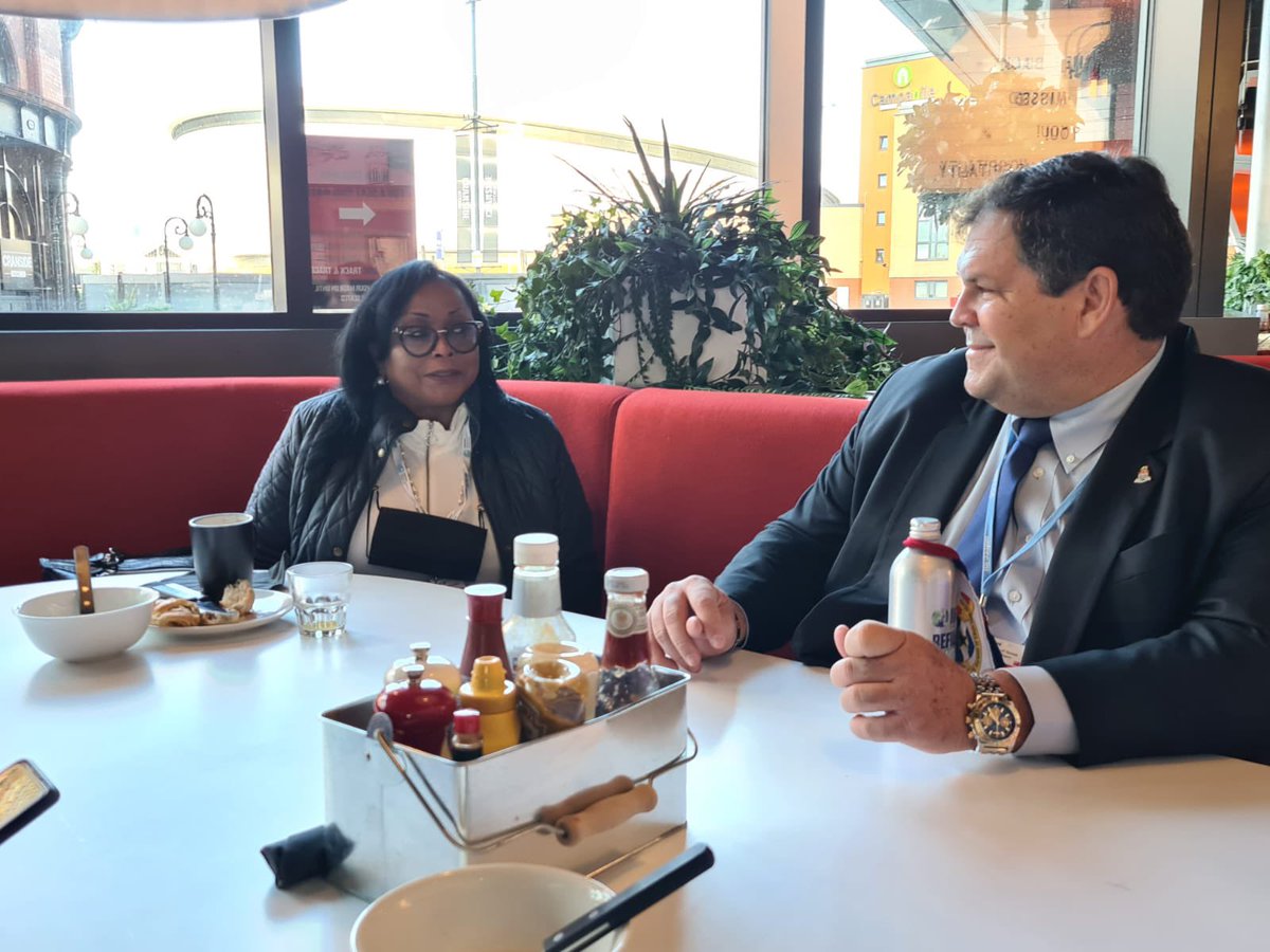 Minister of Tourism Hon Josephine Connolly and Hon Premier Wayne Panton of Cayman Islands discussing reopening strategies and tourism related Covid business.