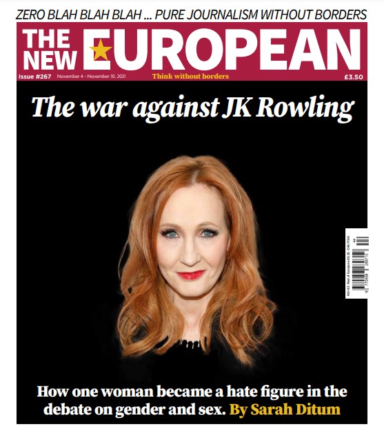 TheNewWorldmag's tweet photo. The war against JK Rowling: How one woman became a hate figure in the debate on gender and sex

Read this week's cover story here: https://t.co/x4SDYlTrEY

This week's edition is in shops on Thursday for £3.50, on the app, and through a subscription at https://t.co/xes5VDXFBA https://t.co/4bs4vCRJiY