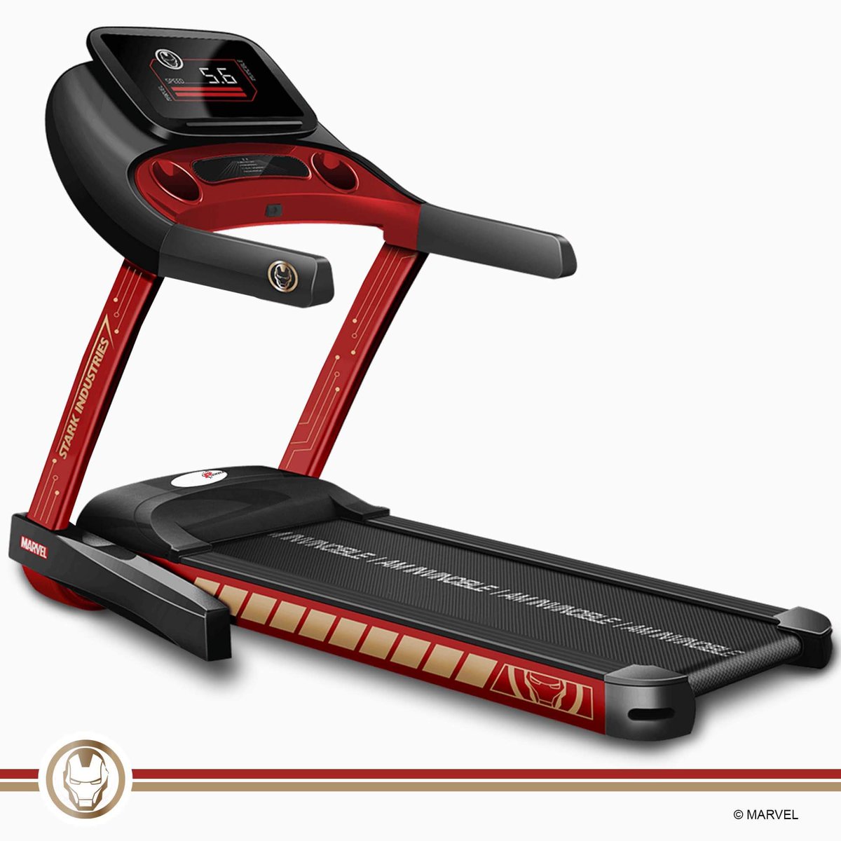 TreadmillIndia's tweet photo. Powermax X Marvel MT-1M-1A_TD-M1-A1 Iron Man Edition (4HP Peak) Smart Folding Electric Multifunction #Treadmill with Manual Incline, MP3, Speaker, DIY and Virtual Assistance, #Exercise Machine for Home Gym and Cardio #Training 

https://t.co/mNlJohDv5a
#marvel_treadmill #fitness https://t.co/qZsVqqVibF